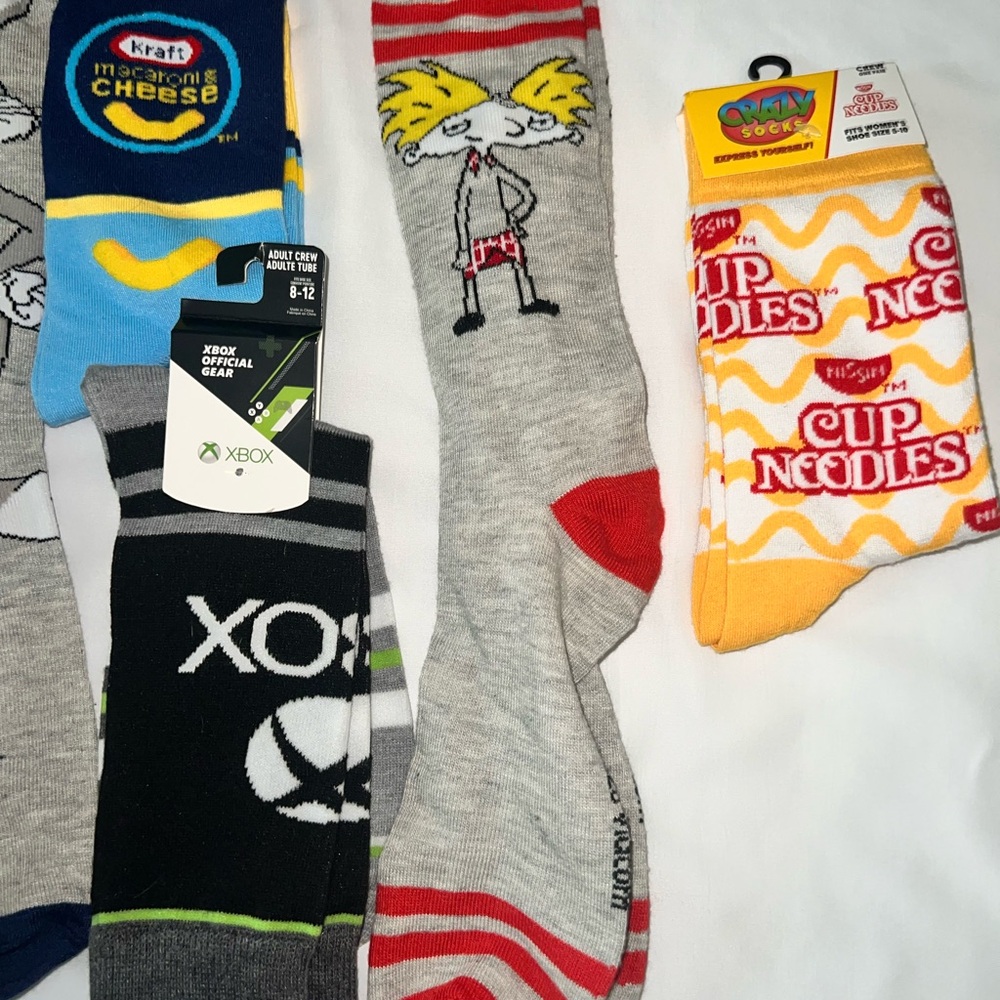 Assorted crazy socks
